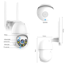 3MP PTZ WIFI IP Camera Audio Outdoor CCTV Camera