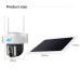 Outdoor wifi or 4G Sim Card Mini Solar Panel V380 Pro Wireless CCTV  