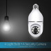 1080P 360°Rotate Auto Tracking Panoramic Camera Light Bulb Night Vision Wireless for WiFi PTZ IP Cam Remote Viewing Security E27 Interface Home Security Webcam Two Way Voice