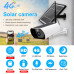 Solar rechargeable battery security camera outdoor 2MP 4G wireless WiFi 1080P