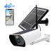 Solar rechargeable battery security camera outdoor 2MP 4G wireless WiFi 1080P